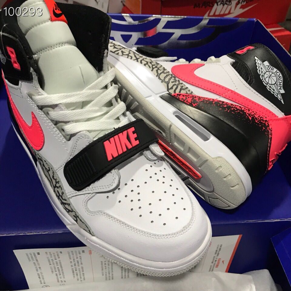 Air Jordan Legacy 312 NRG White Cement Grey Black Red Shoes